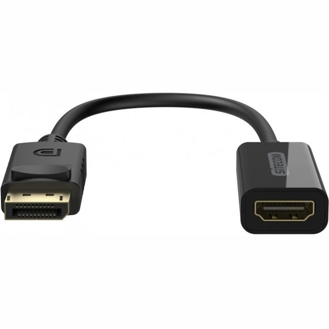 Adaptateur Sitecom DisplayPort vers HDMI (noir)