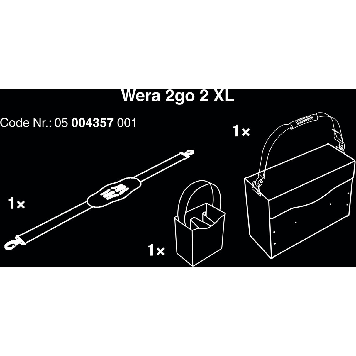 Wera 2Go 2 XL Tool Case