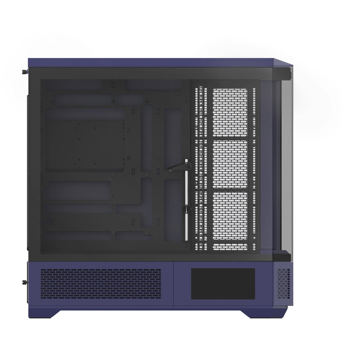 Thermaltake view 600 tg future dusk big tower behuizing (paars zwart | 2x usb-a | 1x usb-c | tempered glass)