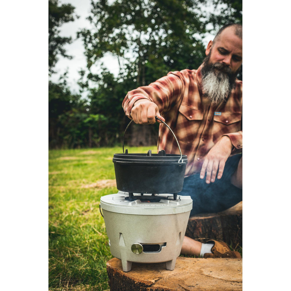 The Windmill Dutch Oven Poêle de cuisson 4,5 qt (noir, ø 25,5 cm | 3,8 litres)