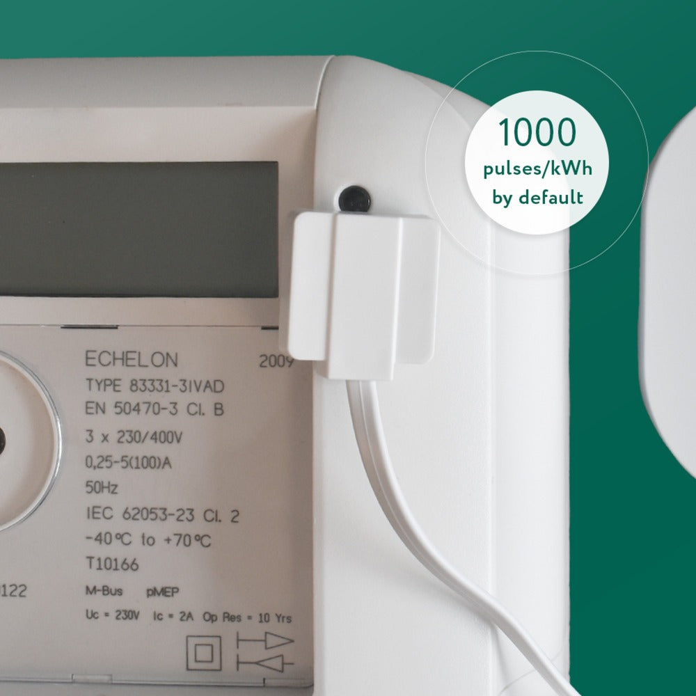 Interface de compteur électrique Ty Frient 2, économie d'énergie LED (blanc, zigbee 3.0)