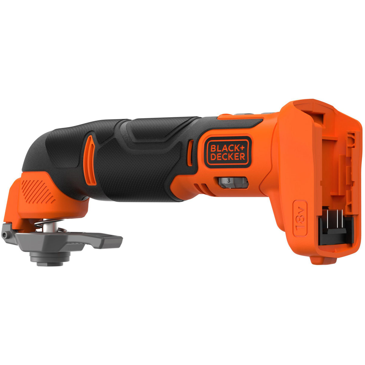 Tournevis Black+decker 18v + pack multi-outils oscillant 18v (noir orange)