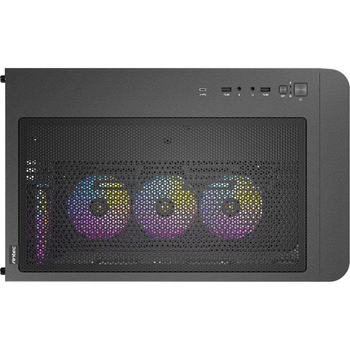 Boîtier tour midi Antec C5 Curve ARGB (noir | 2x USB-A | 1x USB-C | verre trempé)