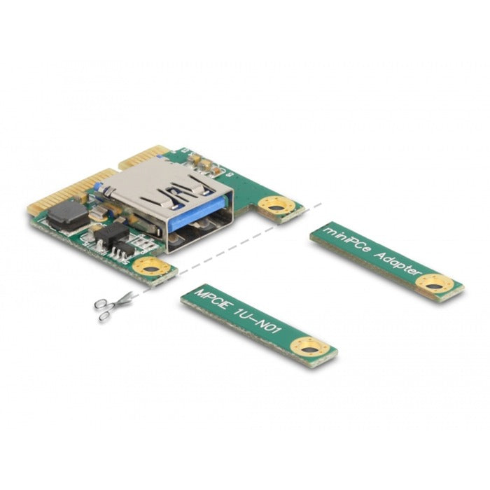 Dellock Dellock Mini PCIe I O 1 X USB 2.0 Type-A Femelle Femelle