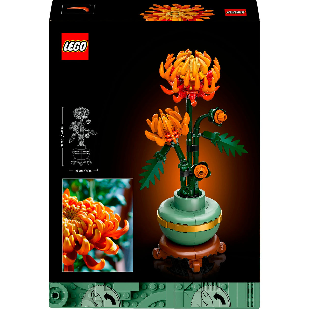 Lego 10368 icônes chrysanthème