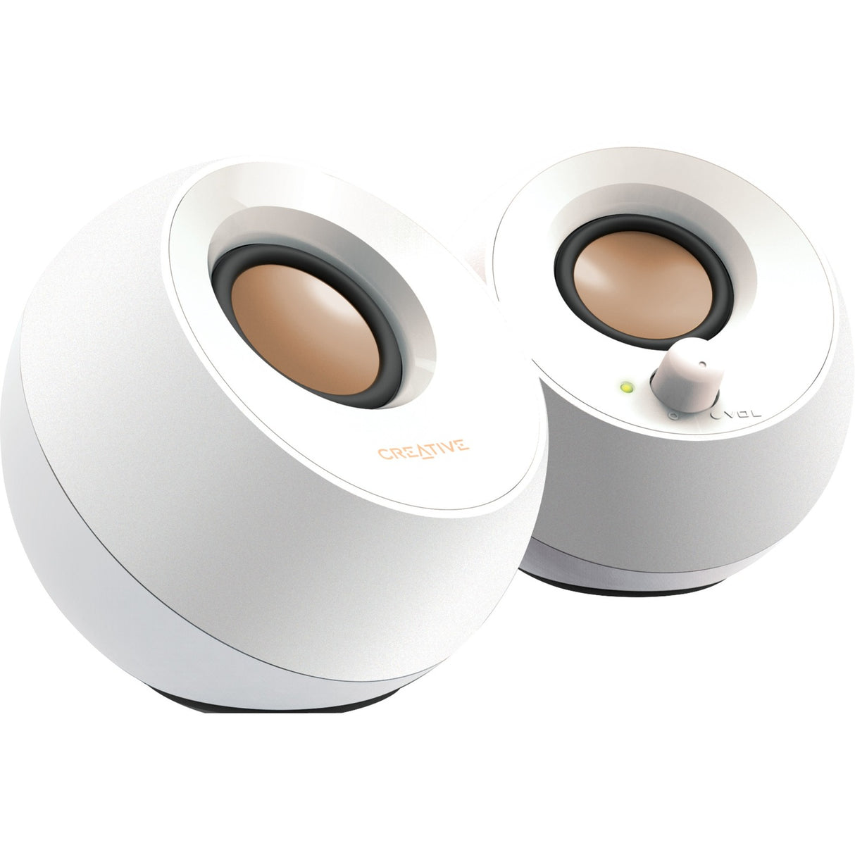 Enceinte PC Creative Pebble (blanc, USB)