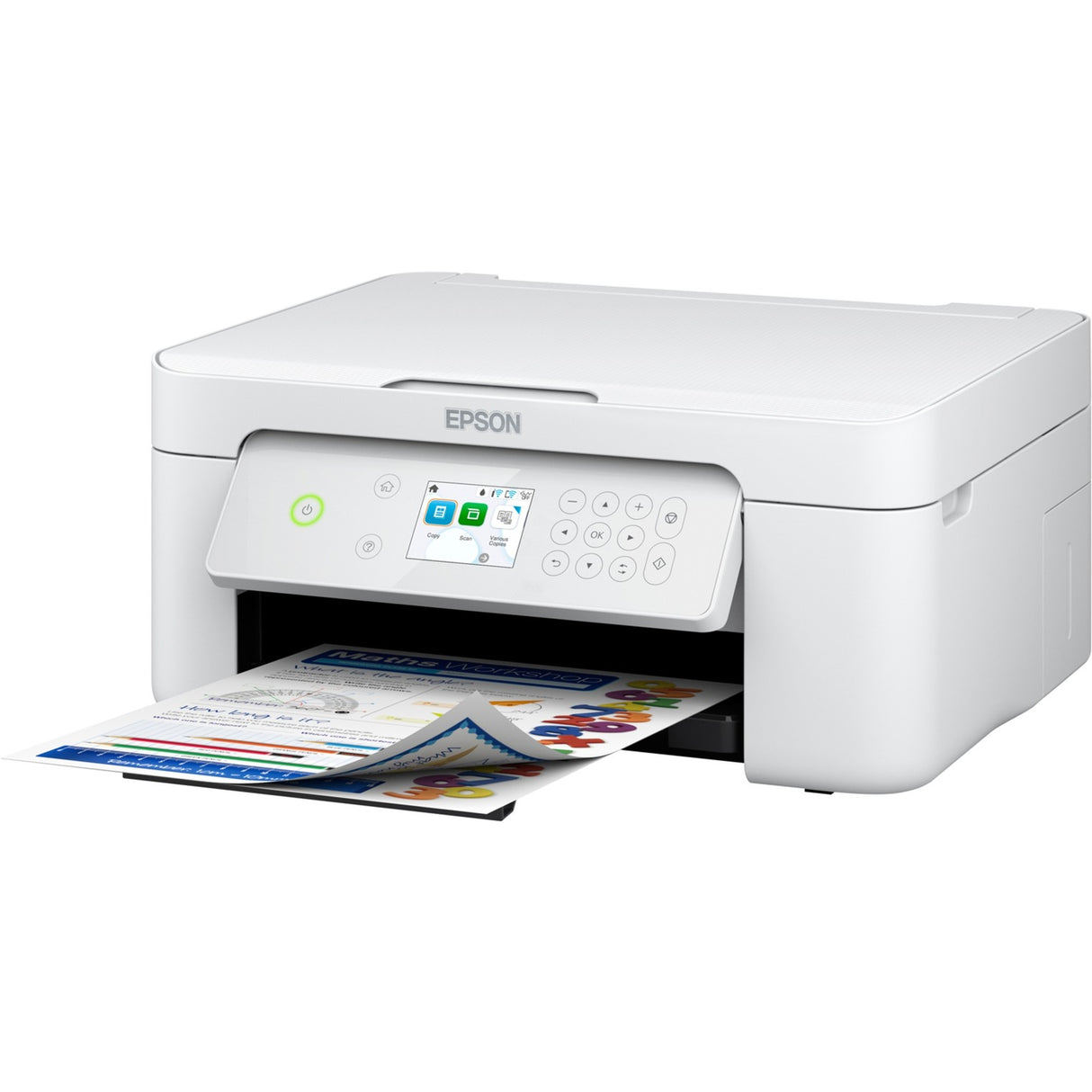 Imprimante jet d'encre tout-en-un Epson expression home xp-4205 (blanc, USB, WLAN, numérisation, copie)