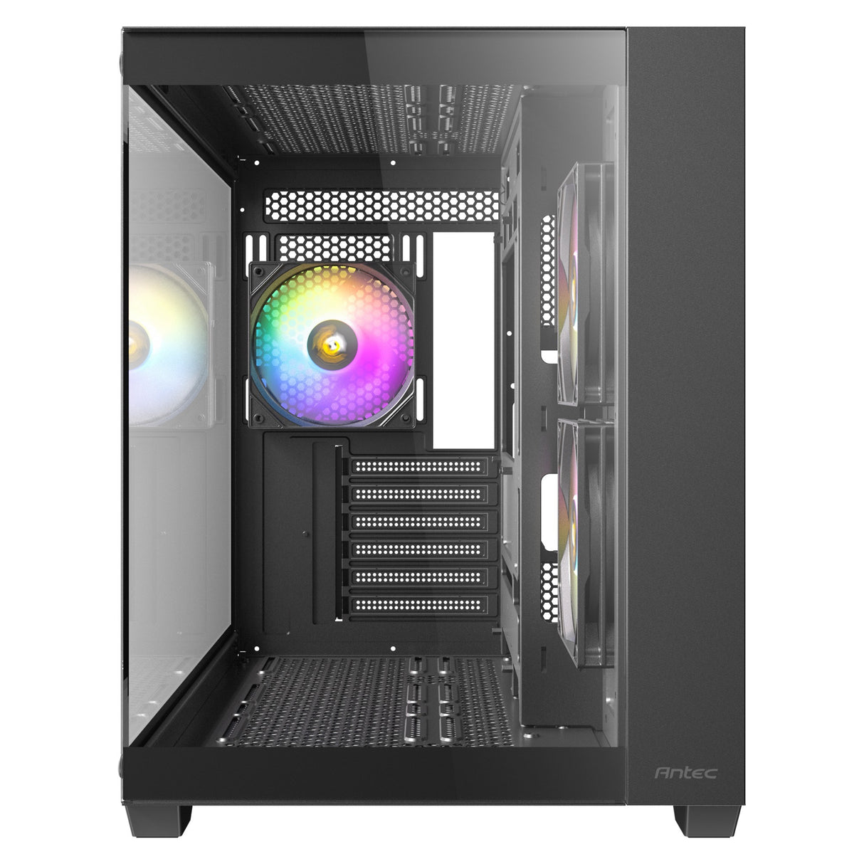 Boîtier tour midi Antec cx800 argb (noir | 2x usb-a | verre trempé)