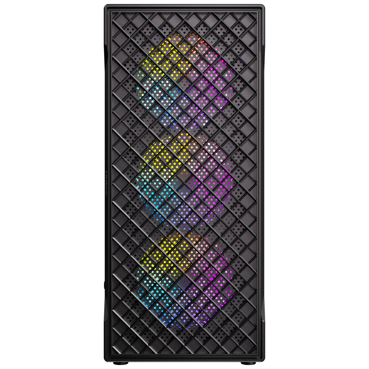 Boîtier tour midi Antec vx320 argb (noir | 3x usb-a | verre trempé)