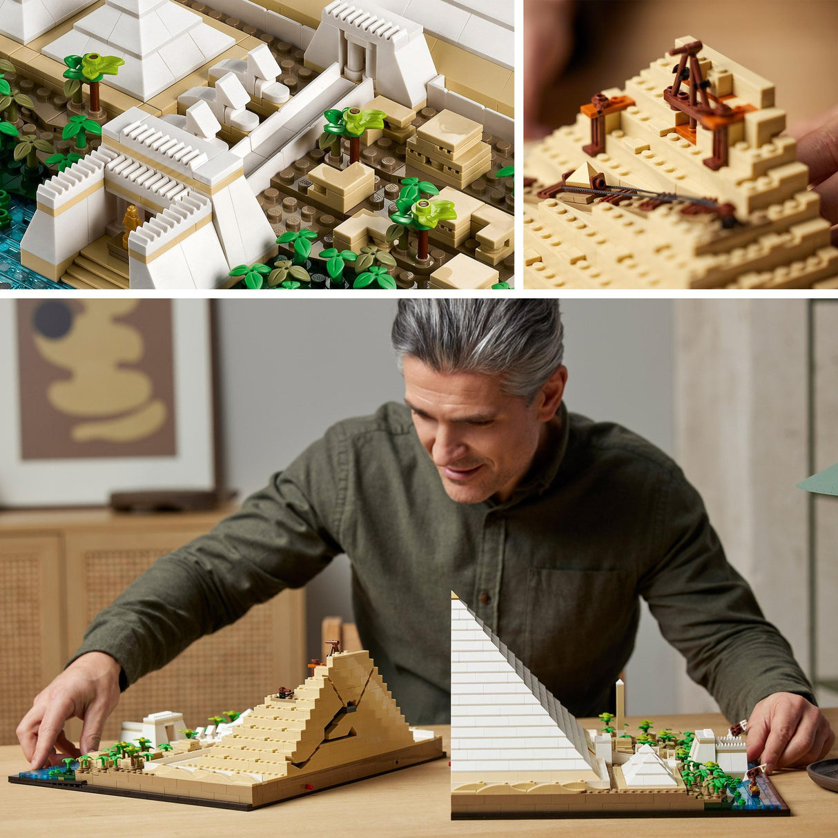 Architecture Lego - jouet de construction la grande pyramide de Gizeh (21058)