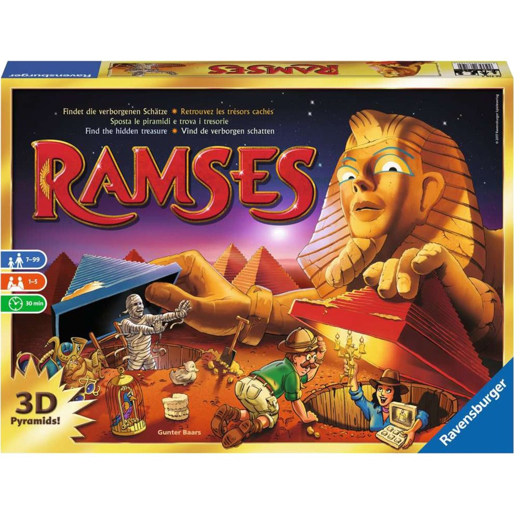 Jeu de société Ravensburger Ramses (multilingue, 1 à 5 joueurs, 30 minutes, à partir de 7 ans)