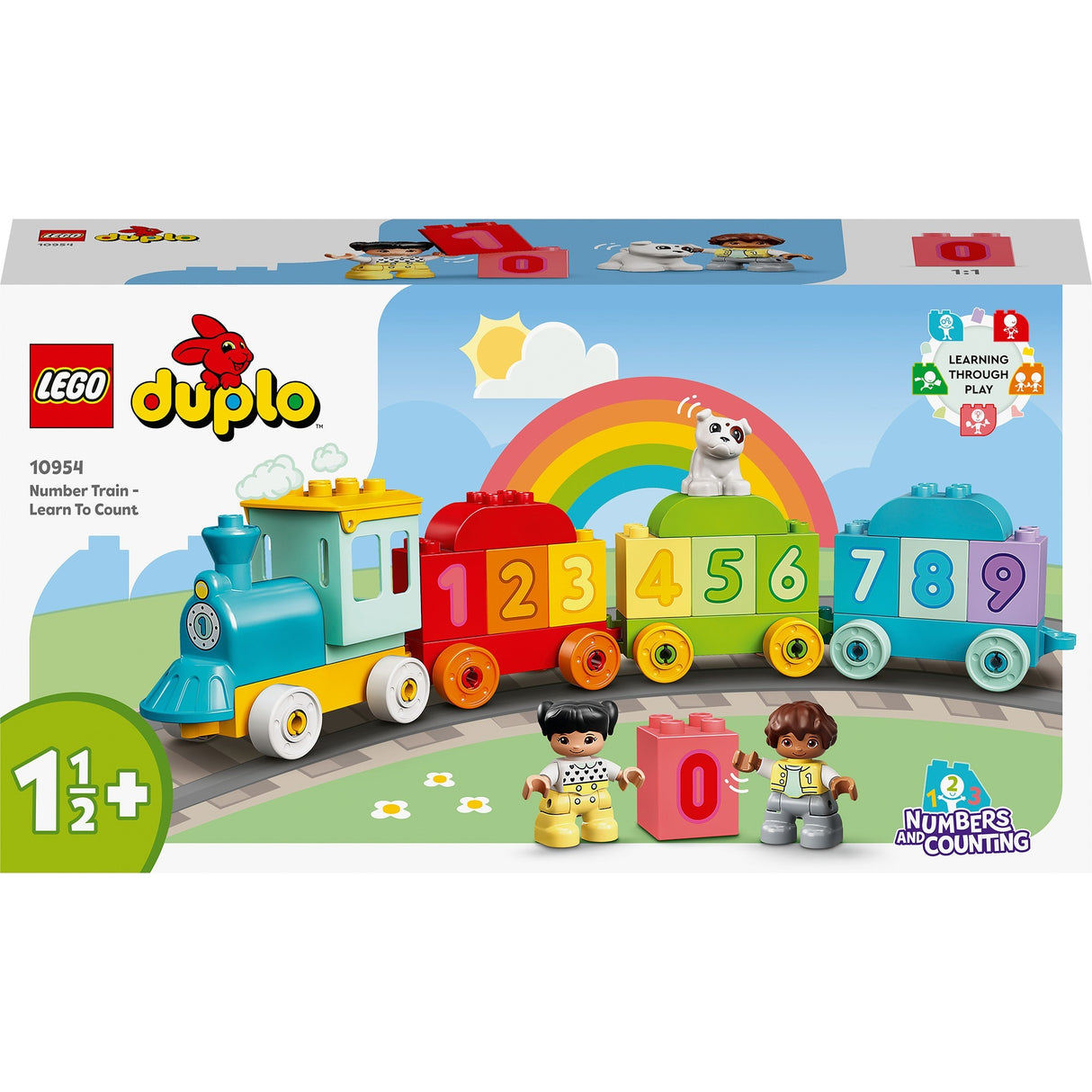 Lego duplo - train numéroté - jouet de construction apprendre à compter (10954)