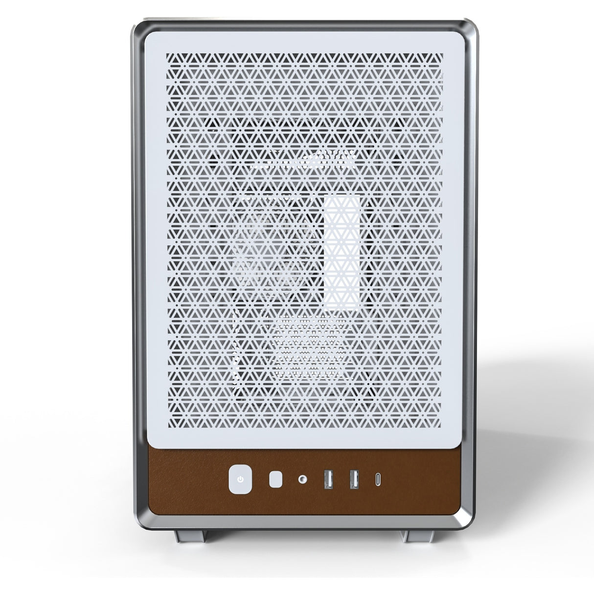 Boîtier tour midi Montech Heritage Pro (blanc beige | 2x USB-A | 1x USB-C)