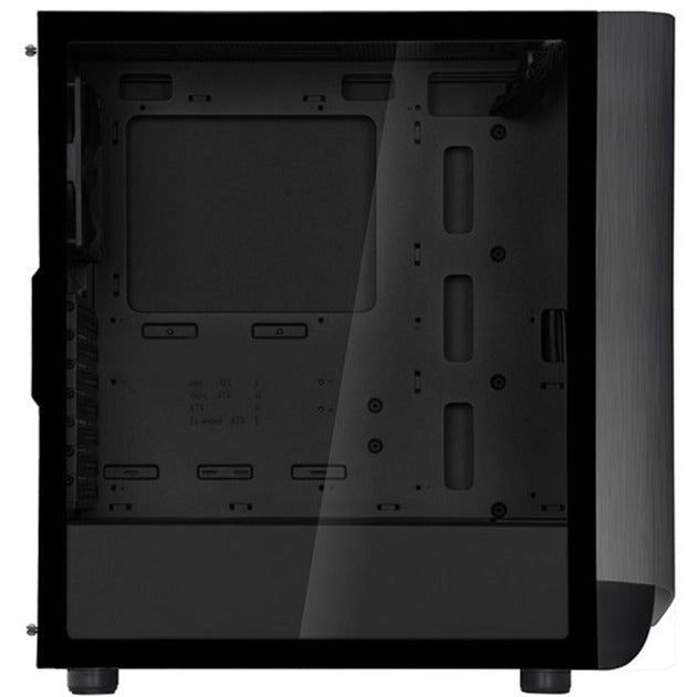 Boîtier Silverstone Seta A1 Midi Tower (titane noir | 2x USB-A | 1x USB-C | RGB | verre trempé)