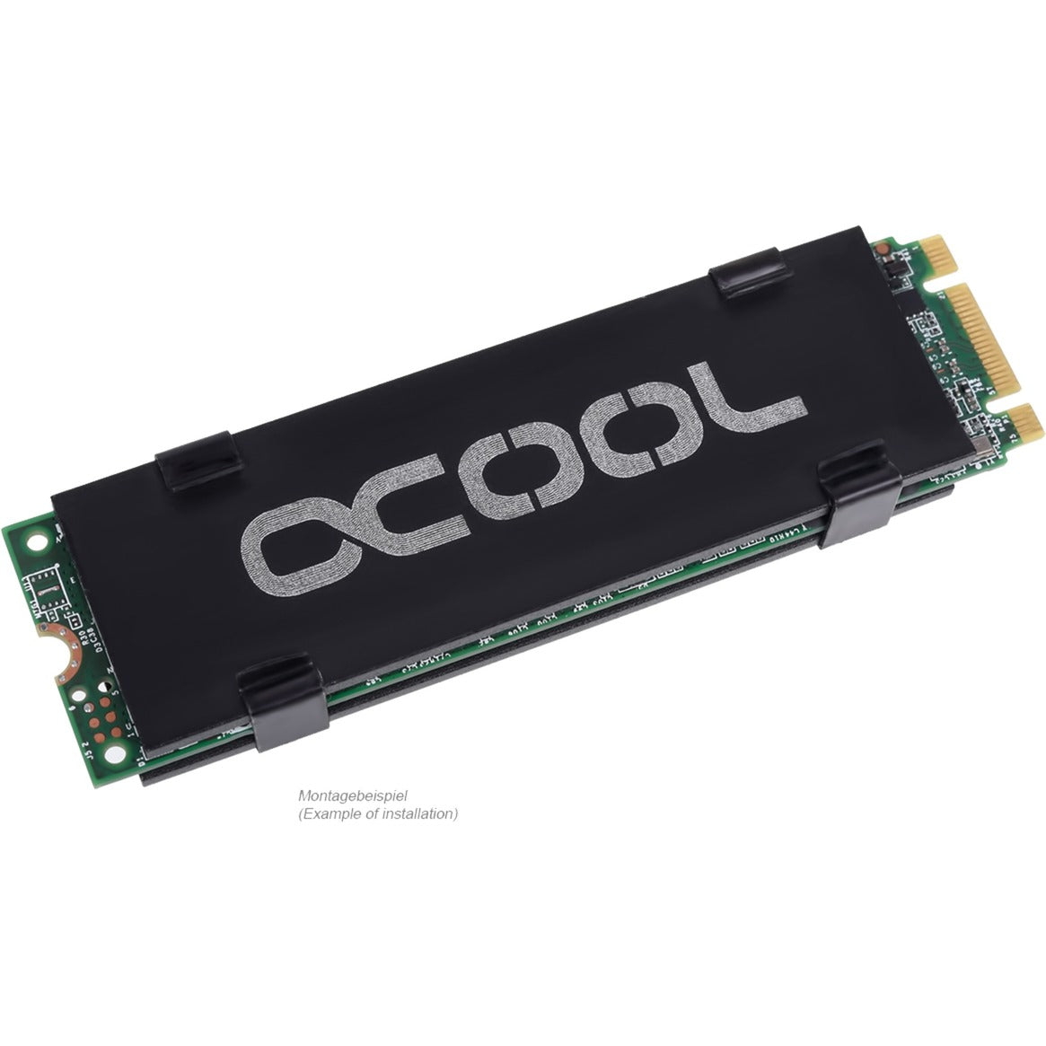 Alphacool HDX - M.2 SSD M01 - Dissipateur thermique 80 mm (Noir)