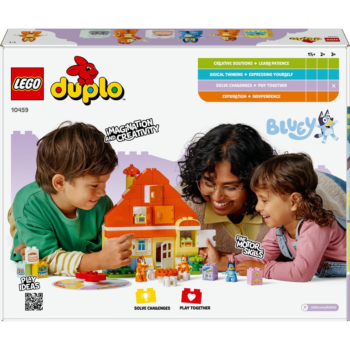 Lego Duplo 10459 maison de Bluey et sa famille avec jeu de mémoire