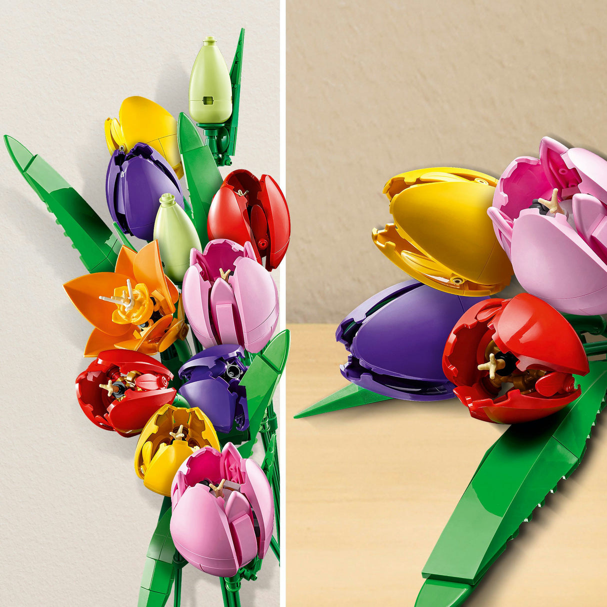 Lego botanicals 11501 bouquet avec décoration de fleurs de tulipes
