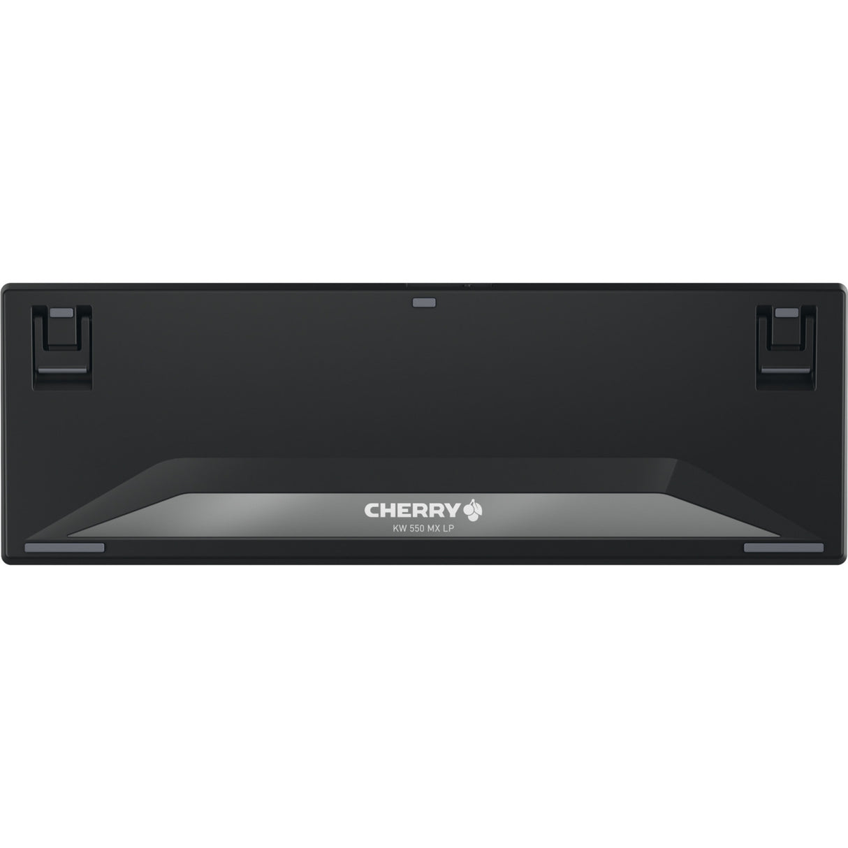 Cherry kw 550 mx lp, clavier (noir, disposition américaine, mx low profile 2.0 ivoire, 96%, led blanche, touches pbt)