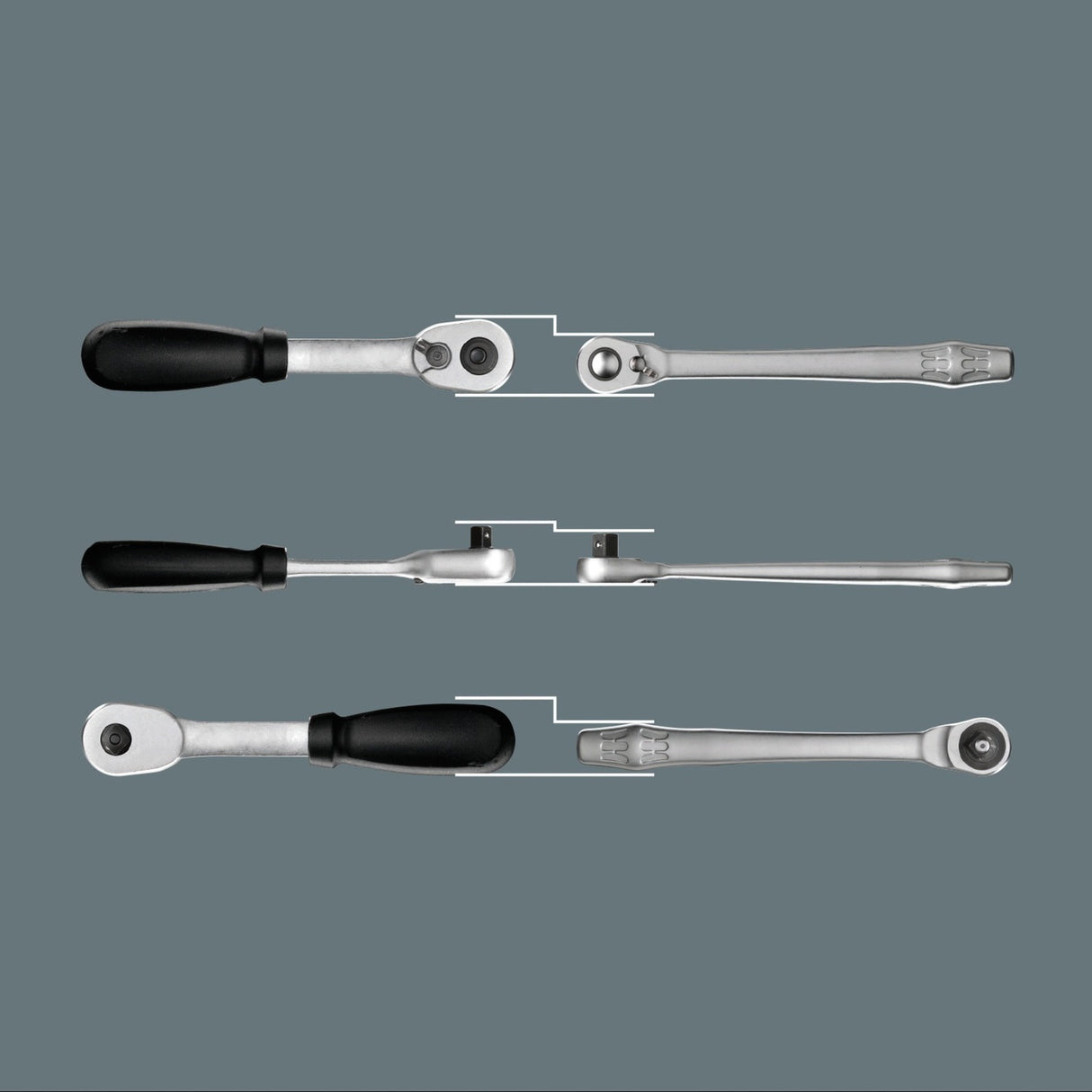 WAA 8100 SC 11 Zyklop Metal Ratels Set