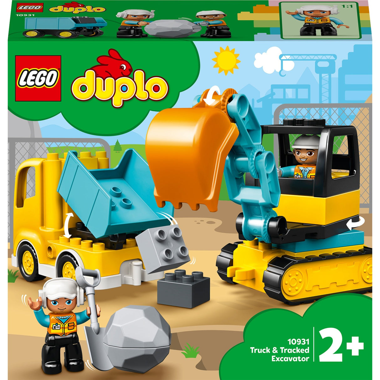 Excavatrice LEGO 10931 Duplo Truck avec des chenilles