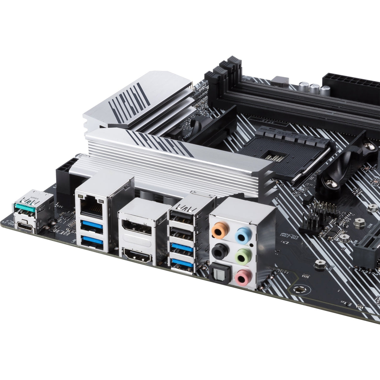 Carte mère Asus Prime B550-Plus Socket AM4 (argent noir, RAID, GB-LAN, Sound, ATX)