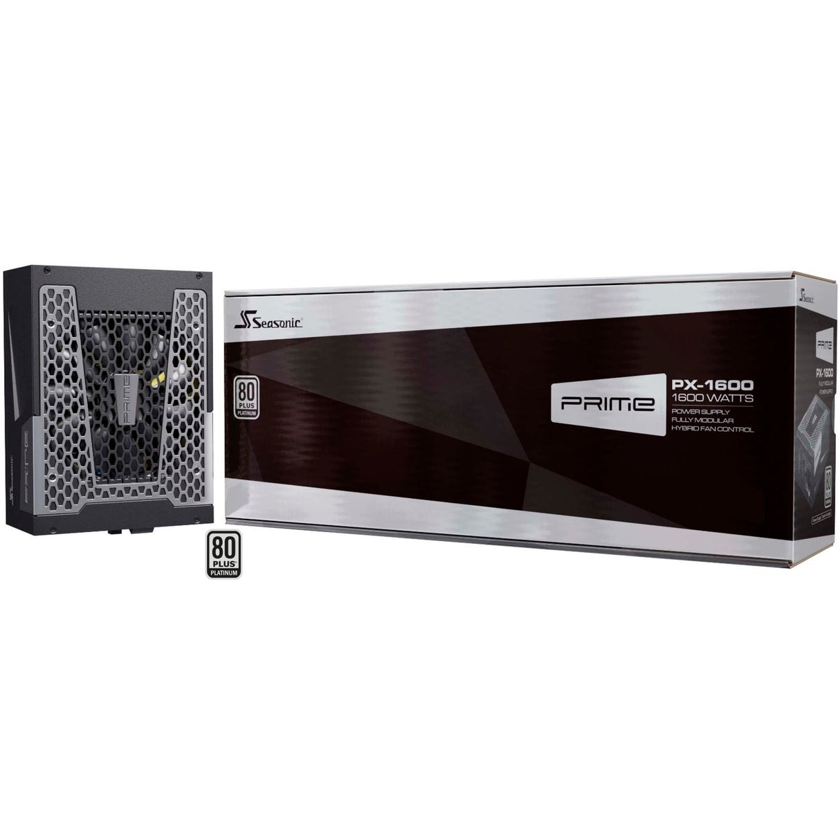 Seasonic Prime PX-1600 Alimentation modulaire 1600 watts (noir, 2x 12VHPWR, 8x PCIe)