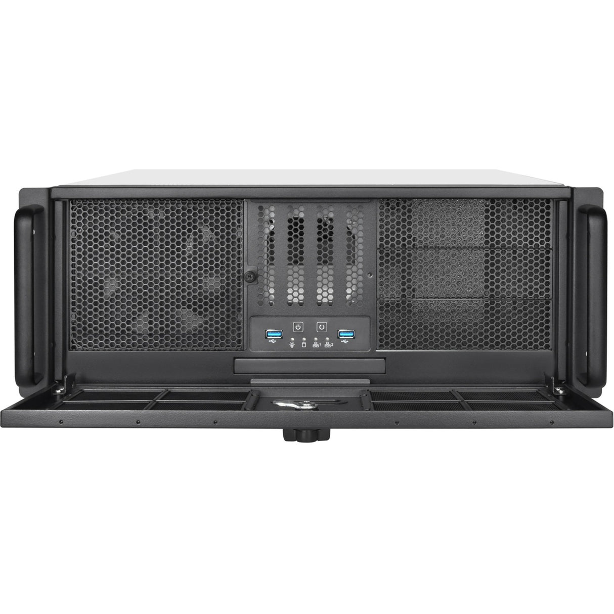 Boîtier rack Silverstone RM400 (noir | 2x USB-A 3.2 (5 Gbit s))