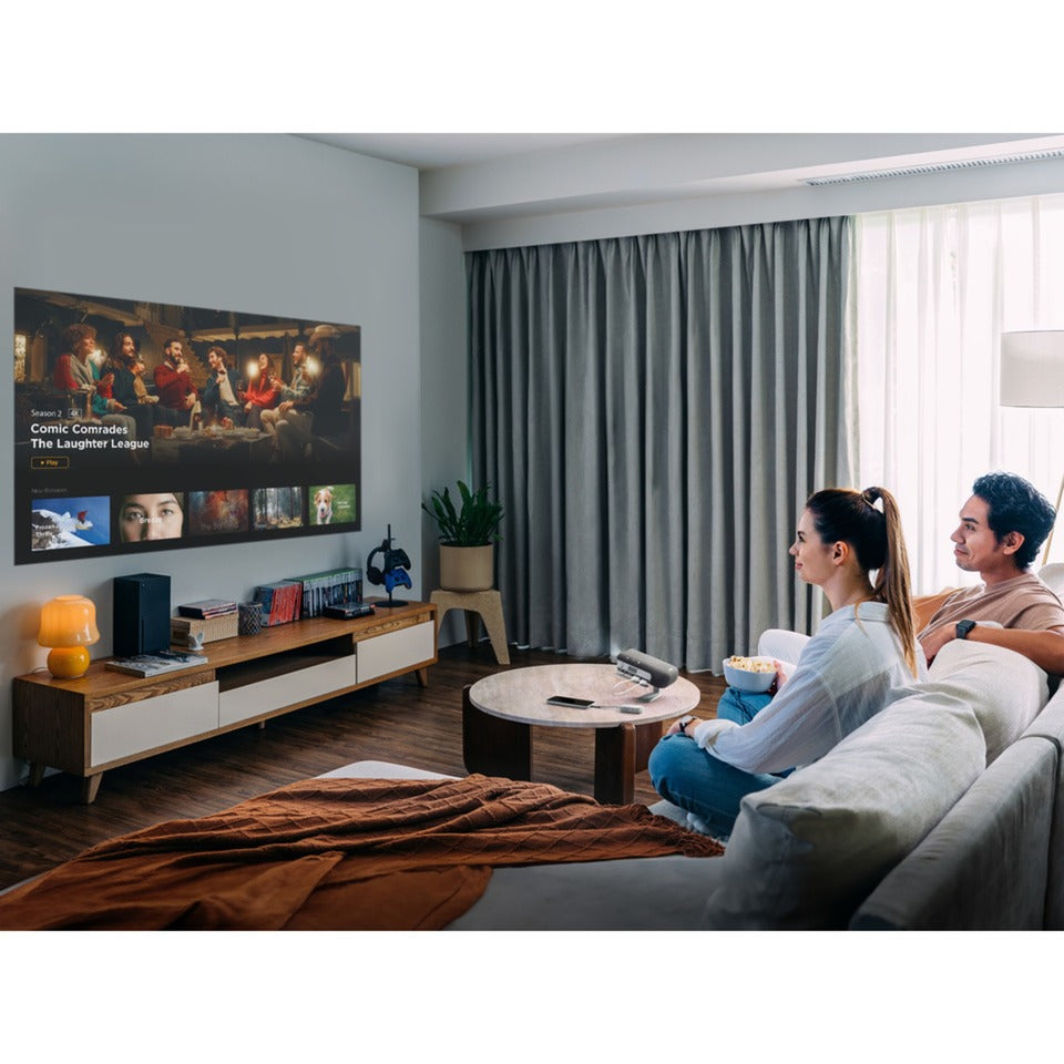 Projecteur portable Viewsonic Smart LED avec haut-parleurs Harman Kardon (noir, HDMI, audio, WiFi, Bluetooth)