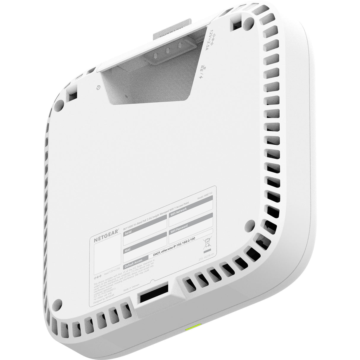 Point d'accès Wi-Fi 7 gérable Netgear wbe710 Insight