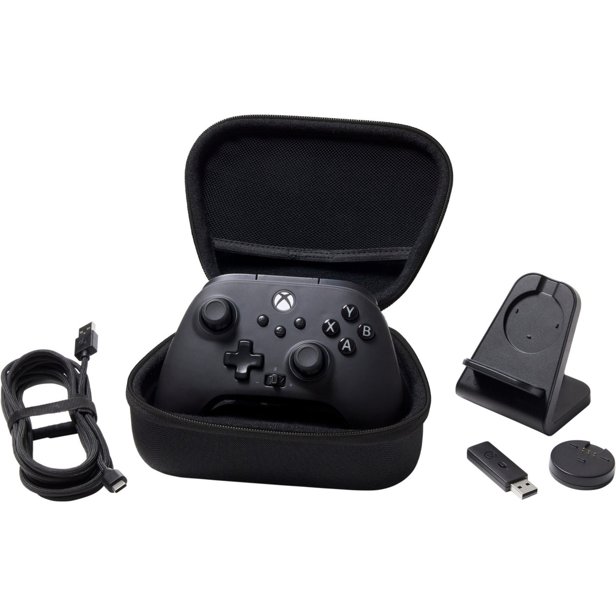 Manette sans fil Powera Fusion Pro pour Xbox Series X|S avec Lumectra (noir, RVB, Xbox Series X|S, Xbox One, PC)