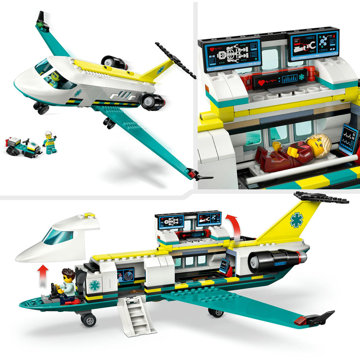 Lego city 60465 avion ambulance