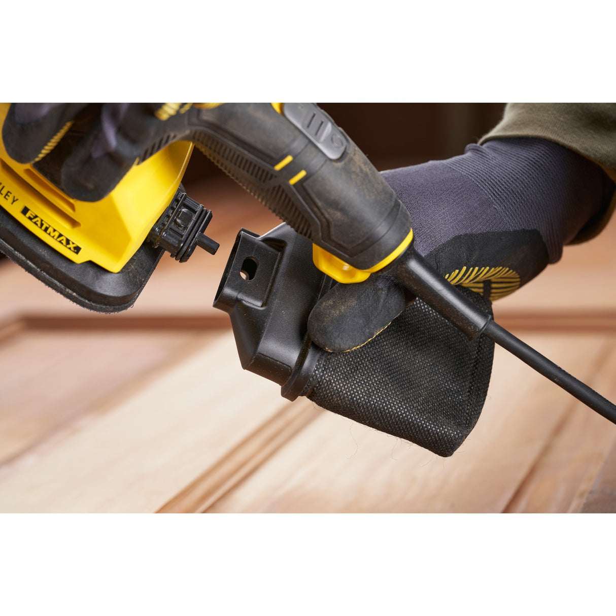 Stanley fatmax 120w ponceuse de détail ponceuse delta (jaune noir)