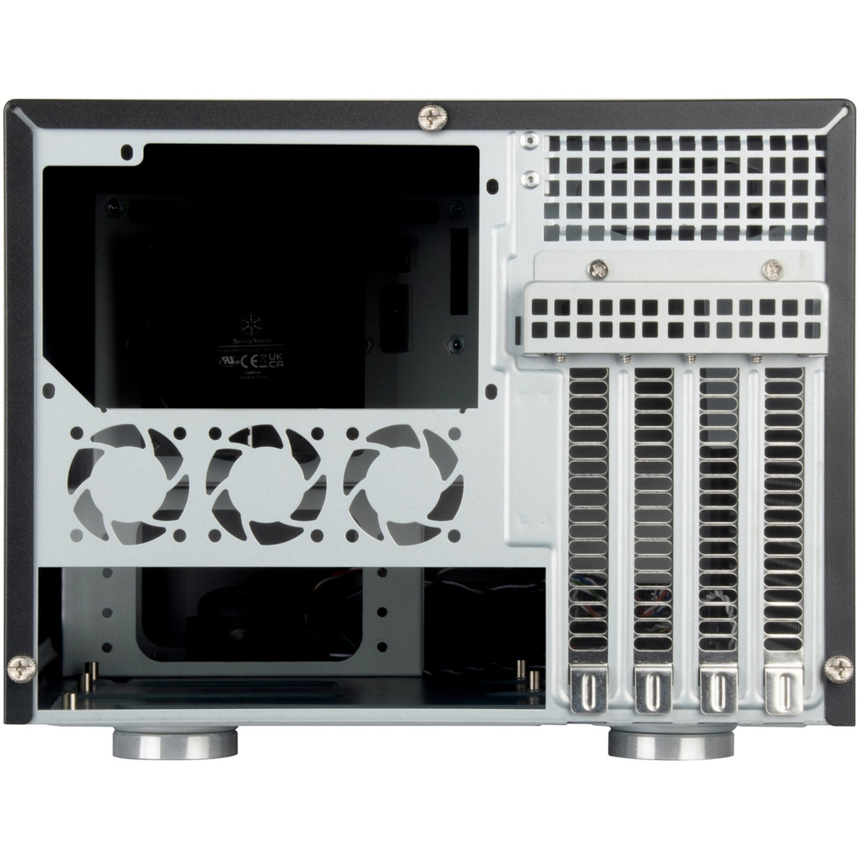 Boîtier mini tour Silverstone sst-cs351 (noir | 2x USB-A | 1x USB-C)