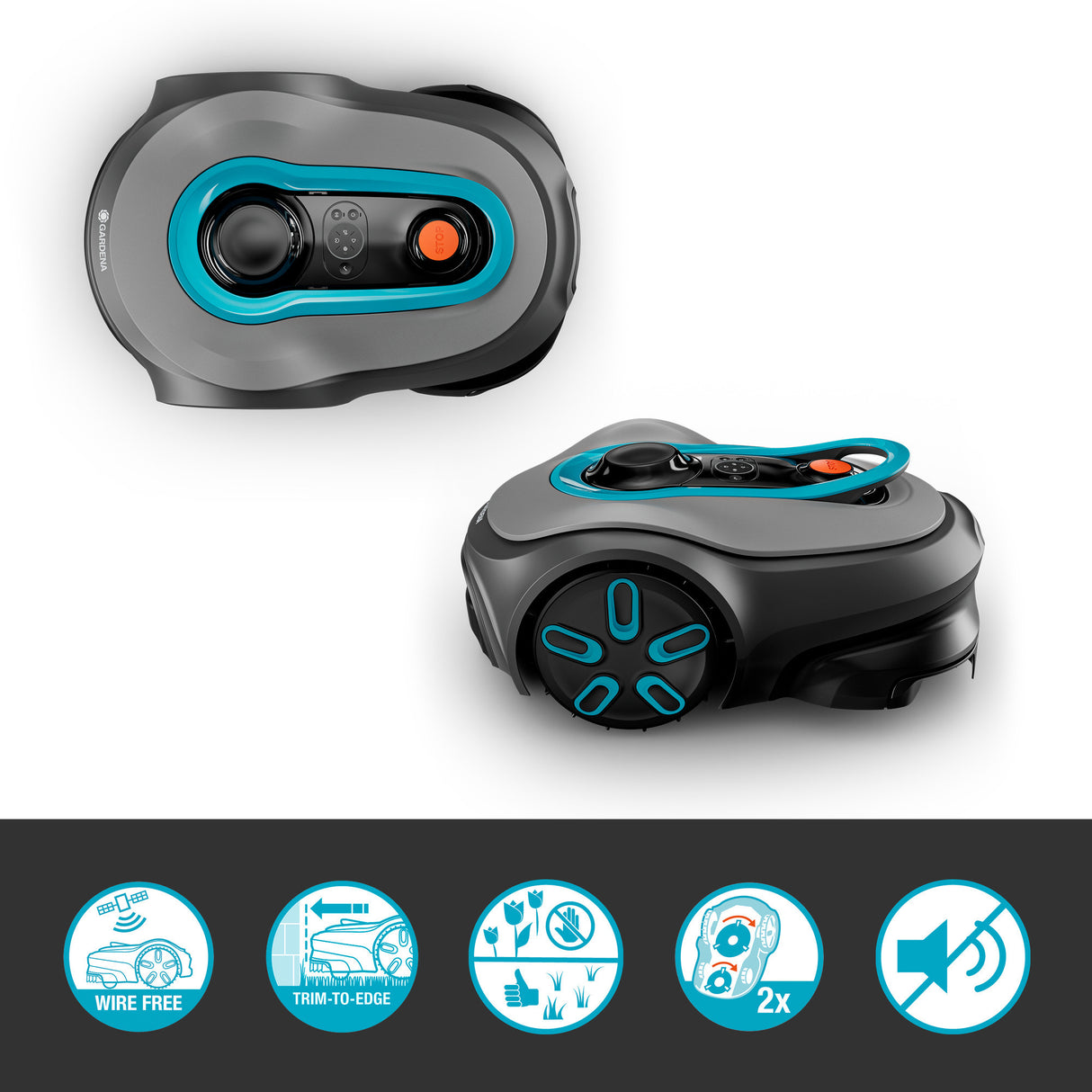 Robot tondeuse Gardena Smart Sileno Free 800