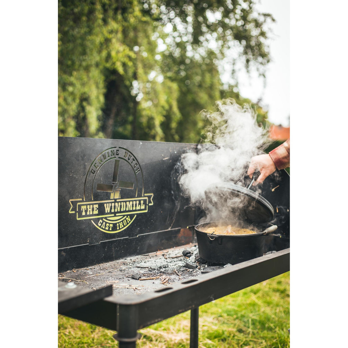 The Windmill Dutch Oven Poêle de cuisson 4,5 qt (noir, ø 25,5 cm | 3,8 litres)