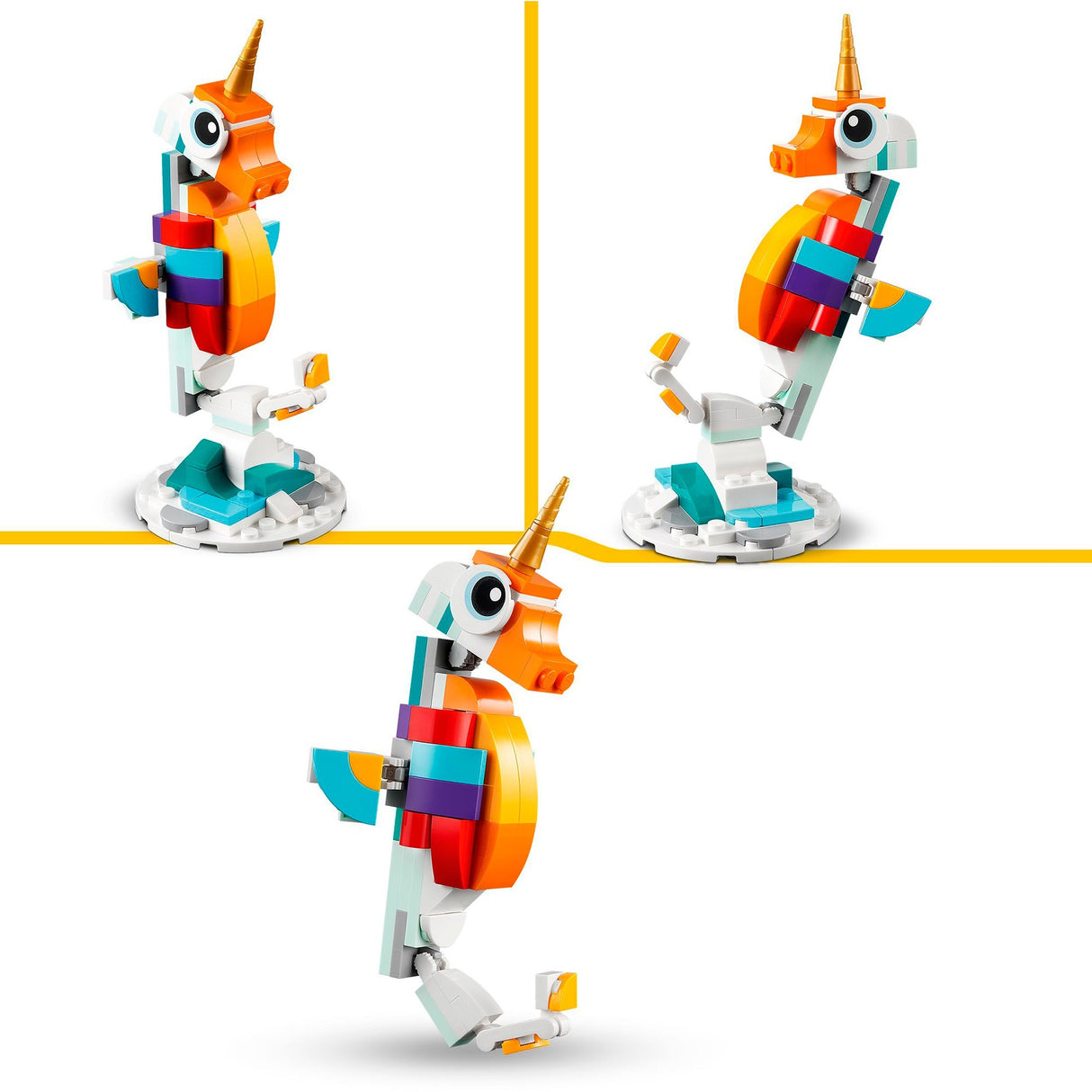 Lego Creator 31140 Licorne magique 3en1