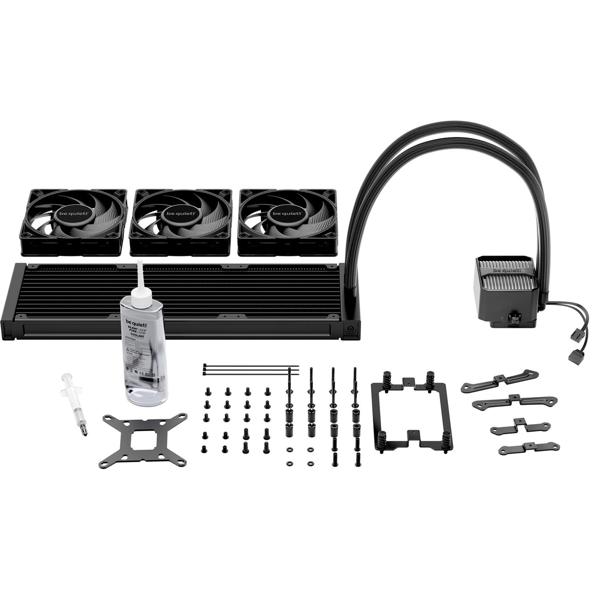 Soyez silencieux! Silent Loop 3 360 refroidissement par eau (noir, PWM 4 broches)