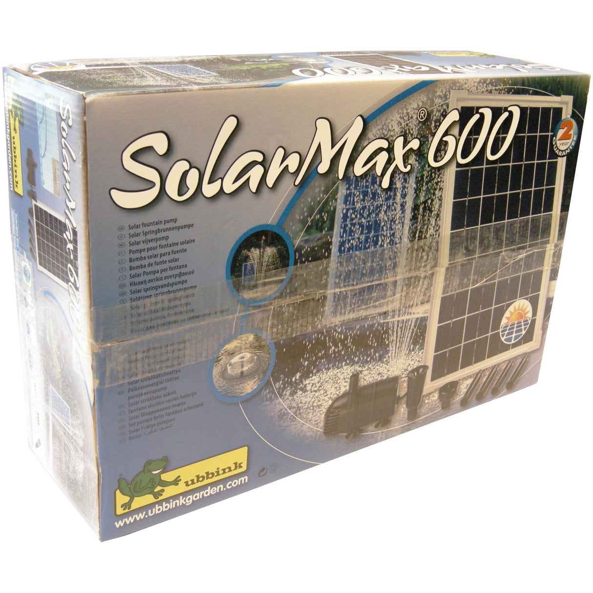Pompe Ubbink solarmax 600 (noir, avec panneau solaire, pompe)