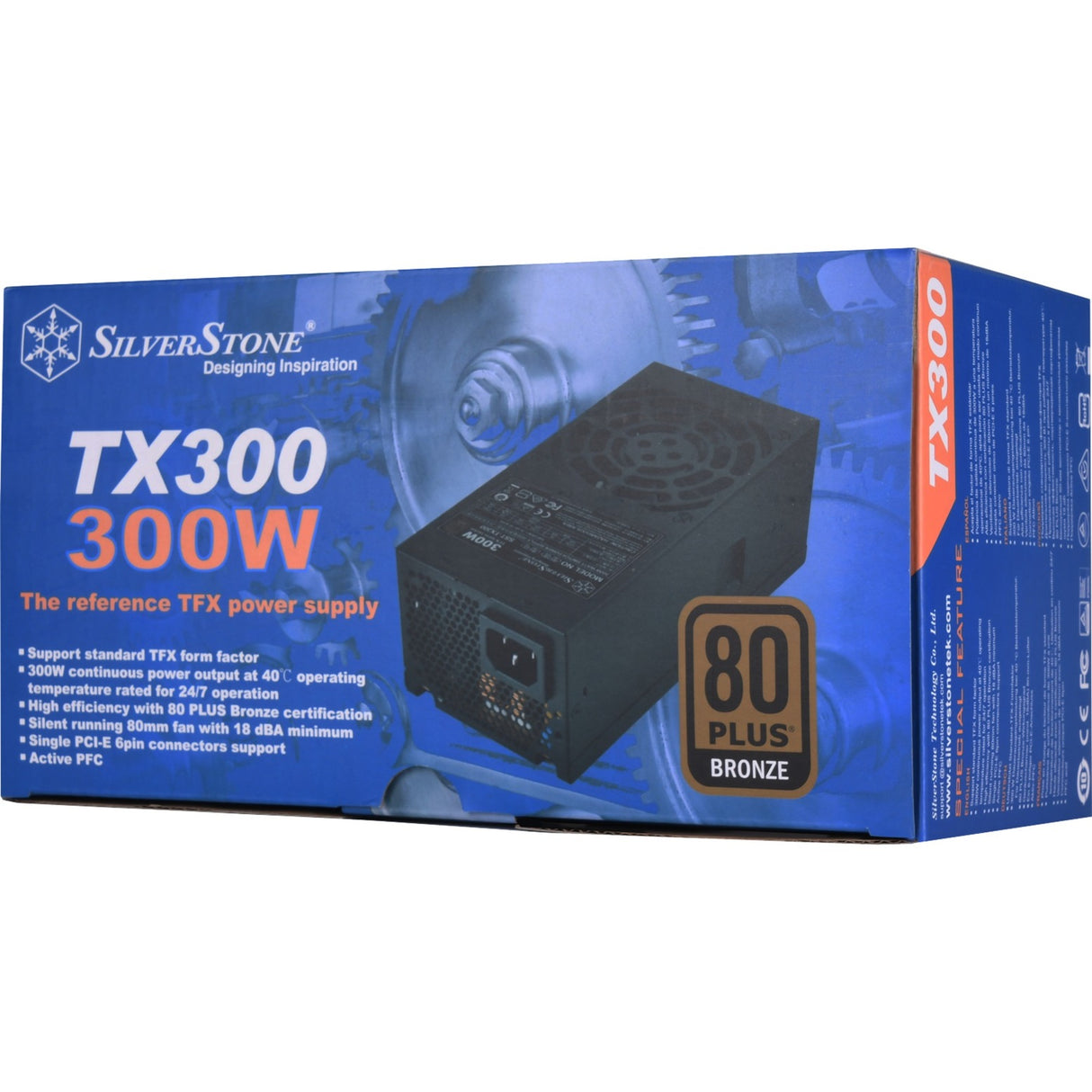 Alimentation Silverstone tfx tx300 300 watts (noir)