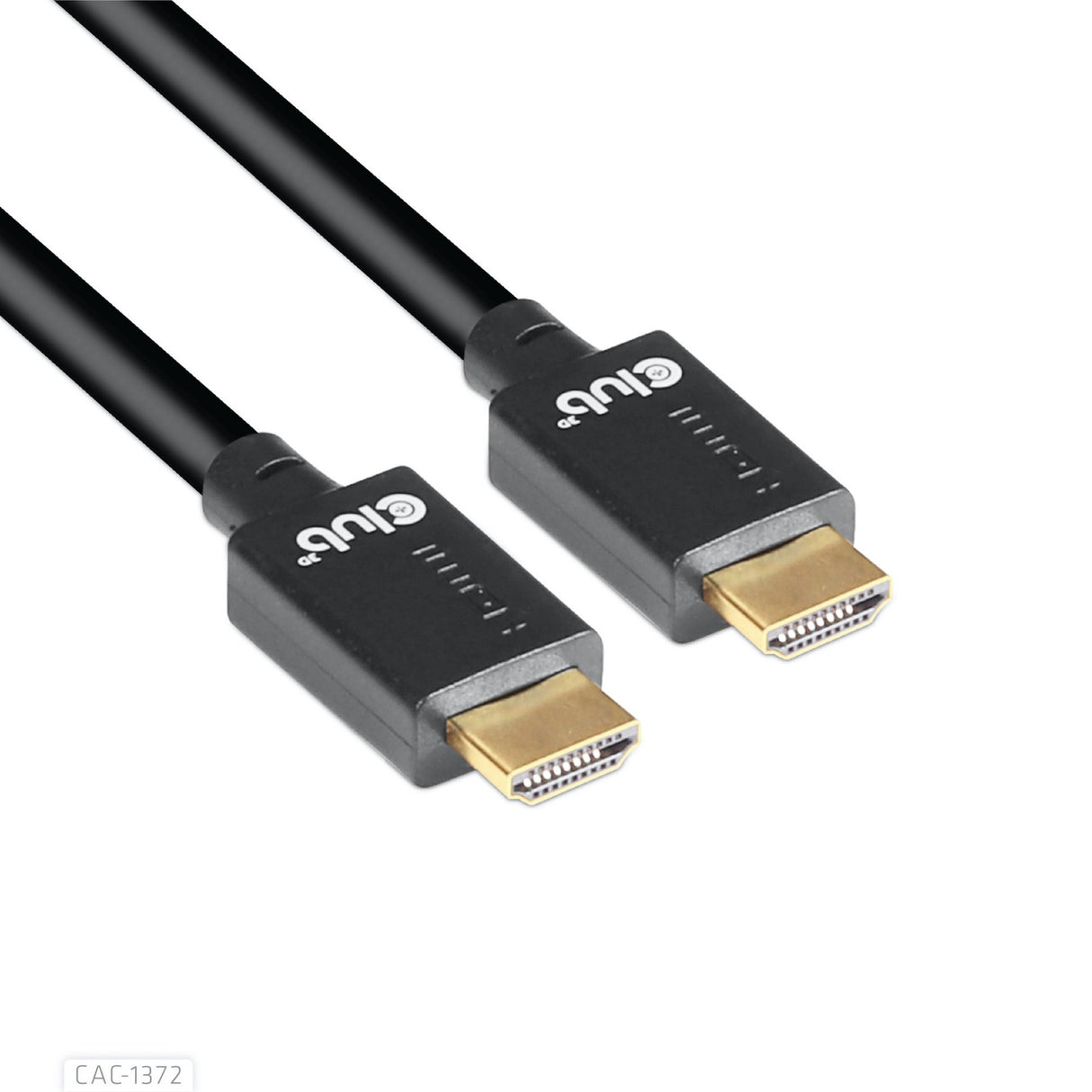 Câble certifié HDMI 2.1 ultra haut débit Club 3D mâle-mâle (noir, 2 mètres, 4K 120Hz, 8K 60Hz, 48Gbps)