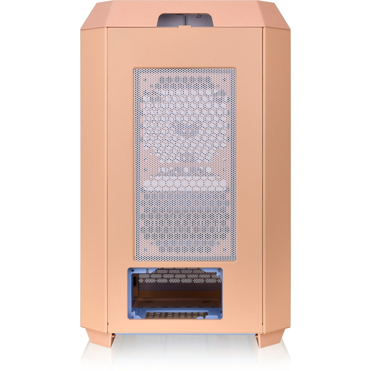Thermaltake the tower 300 - peach fuzz mini tower behuizing (perzik | 3x usb-a | tempered glass)
