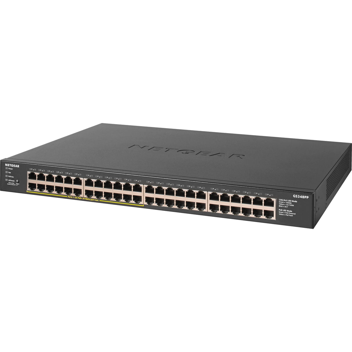 Commutateur Netgear gs348pp