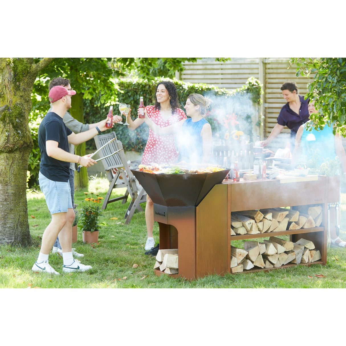 Barbecook Nestor Buddy de table en acier corten