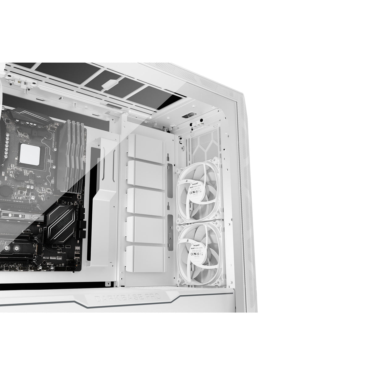 Soyez silencieux! boîtier grande tour dark base pro 901 (blanc | 4x USB-A | 1x USB-C | RVB | verre trempé)