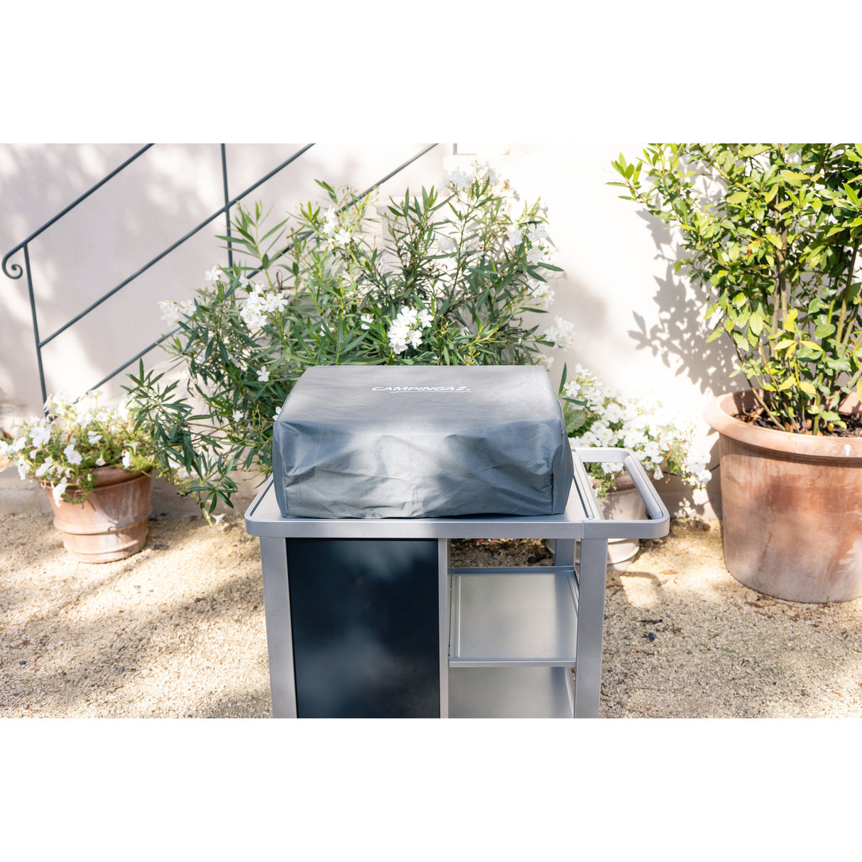 Campingaz housse plancha avec couvercle - housse barbecue de table avec couvercle