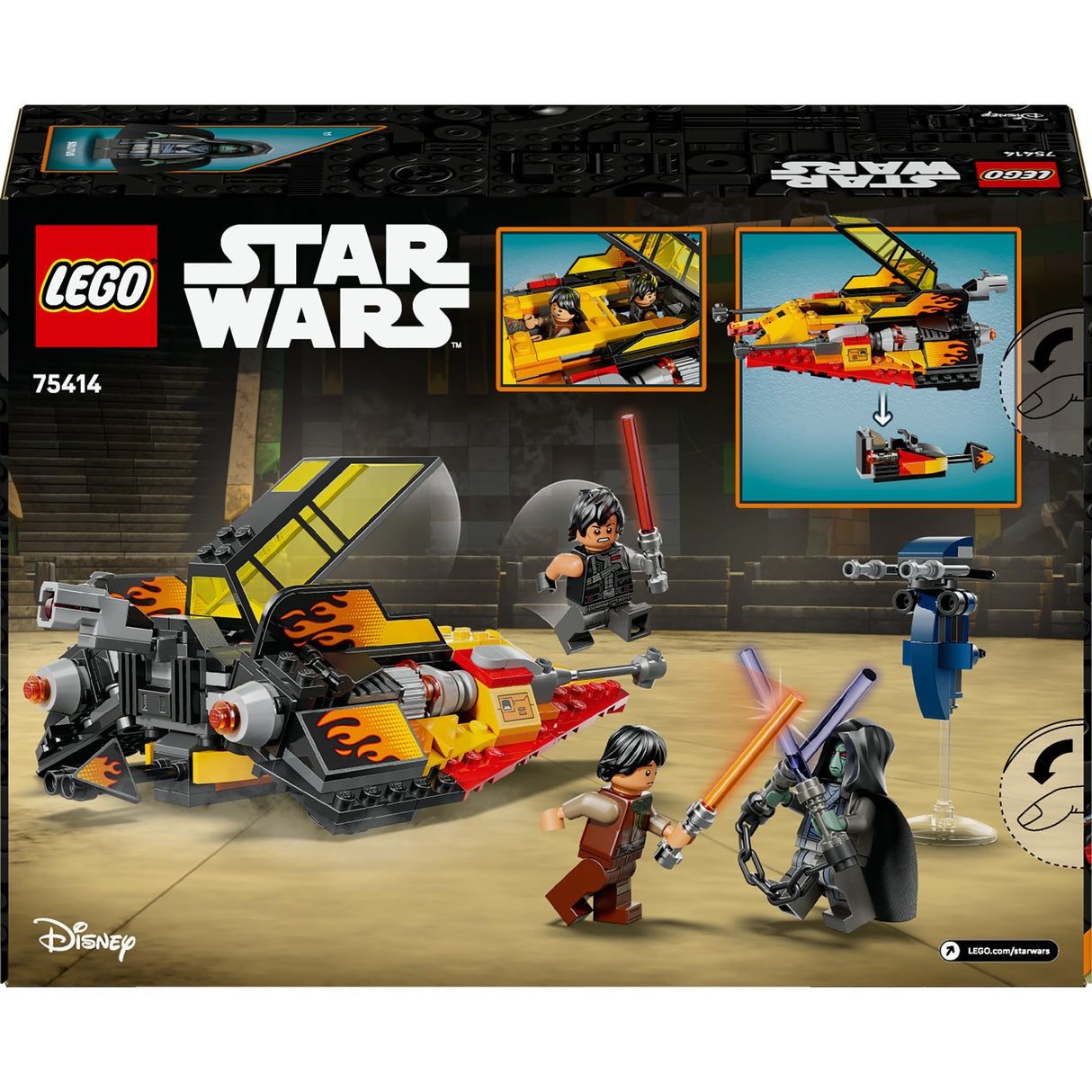 Lego star wars 75414 le snowspeeder du brûleur de force