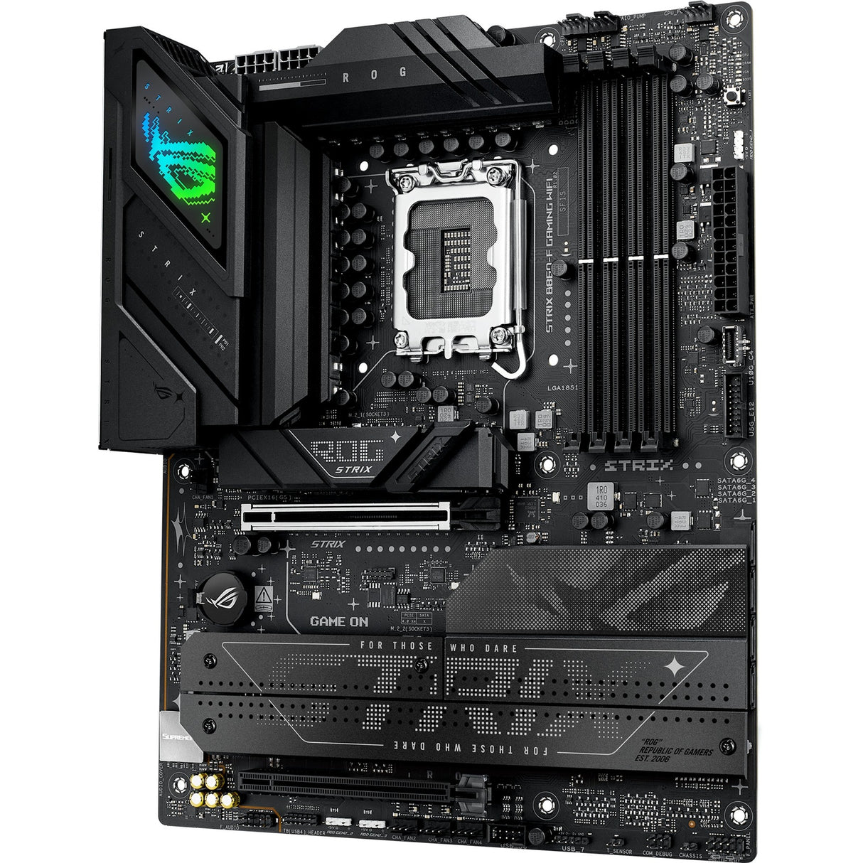 Carte mère Asus ROG Strix B860-F Gaming WiFi Socket 1851 (RAID, 2,5 Go-LAN, WiFi 7, BT, Son, ATX)