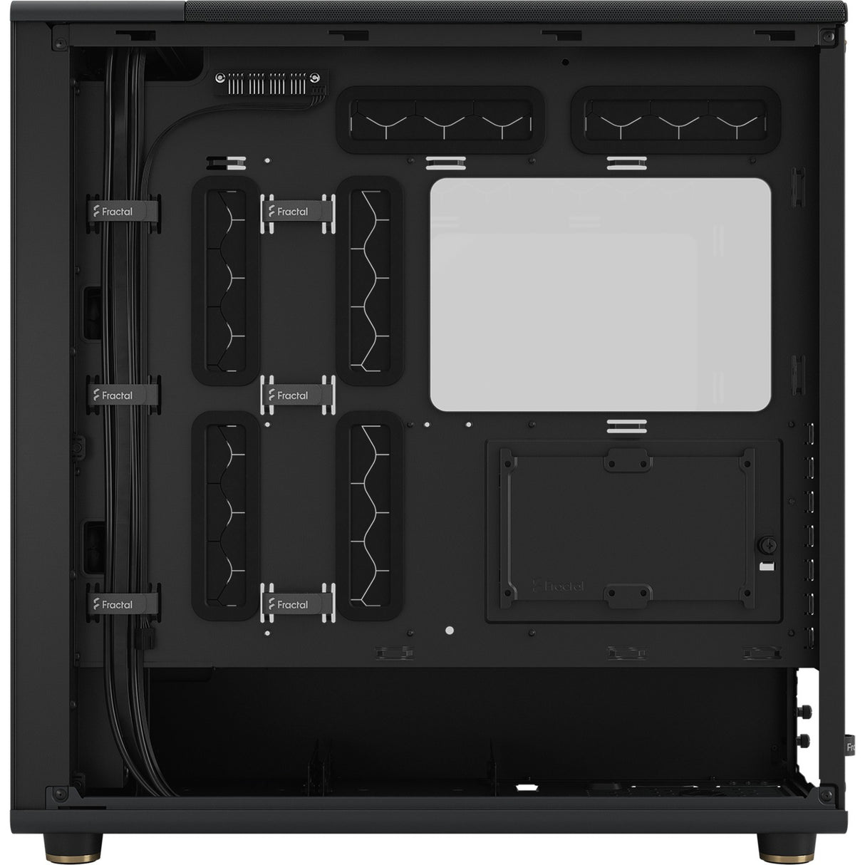 Conception fractale conception fractale nord xl charbon de bois noir tg sombre