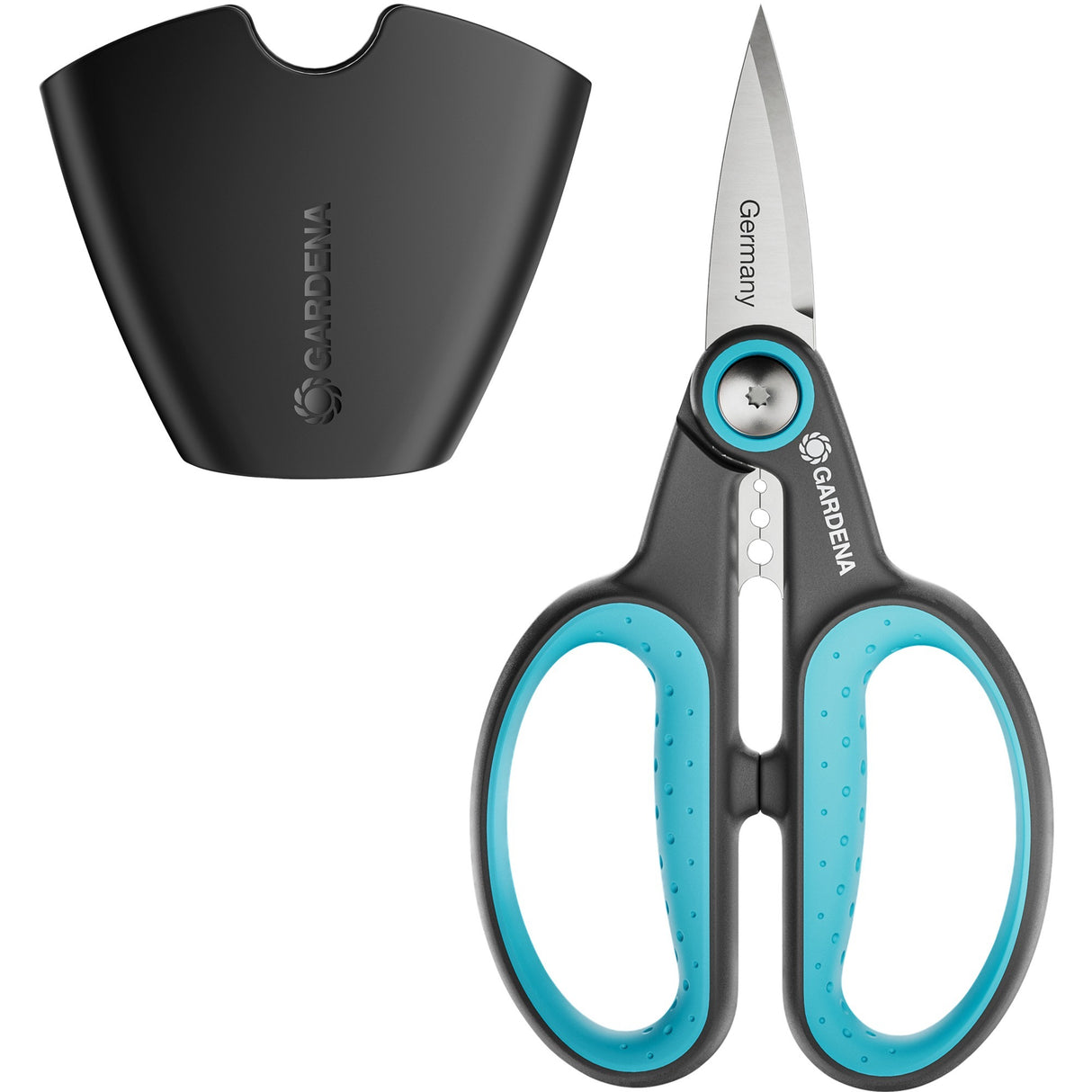 Ensemble de sécateurs à herbes Gardena (gris turquoise)