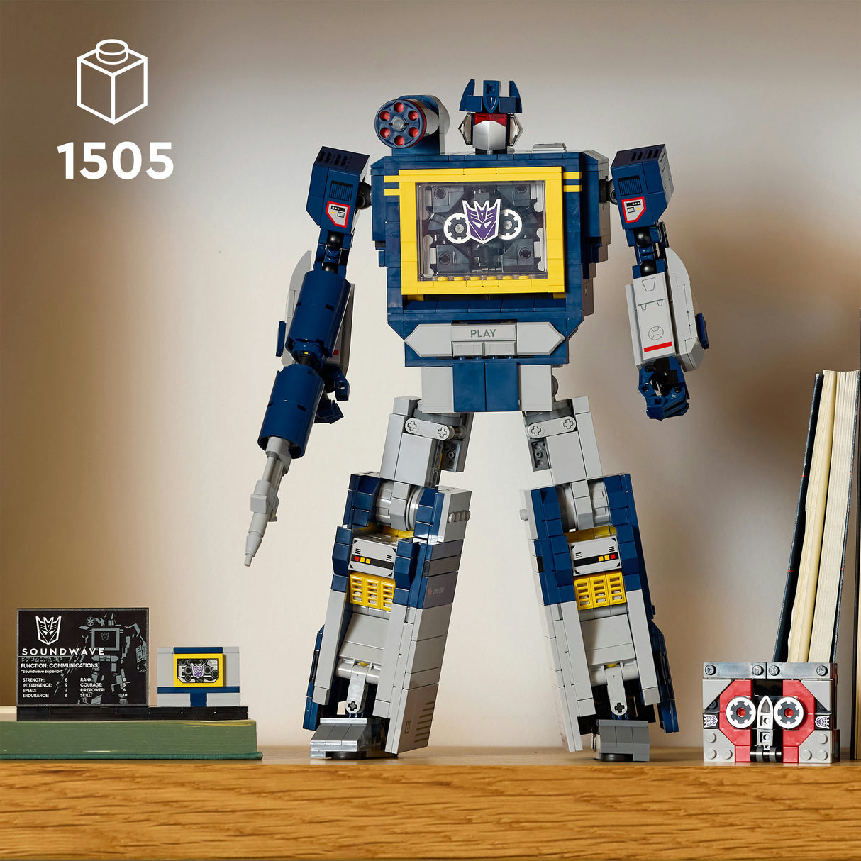 Lego ® icônes transformateurs : soundwave - collection transformateurs - 10358